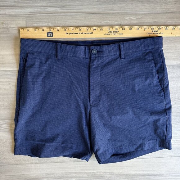 Tommy Bahama Mens 38 Navy Golf Performance Chino Shorts Textured Nylon Spandex - Picture 4 of 11
